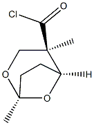 (1R,4R,5S)-1,4-Dimethyl-2,8-dioxabicyclo[3.2.1]octane-4-carboxylic acid chloride 구조식 이미지