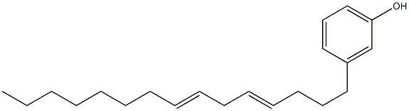 3-(4,7-Pentadecadienyl)phenol Structure