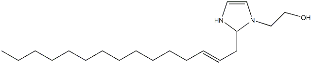 2-(2-Pentadecenyl)-4-imidazoline-1-ethanol Structure