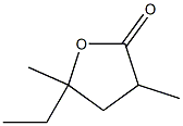 5-Ethyl-3,5-dimethyldihydrofuran-2(3H)-one 구조식 이미지