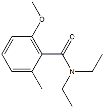 N,N-Diethyl-2-methyl-6-methoxybenzamide Structure