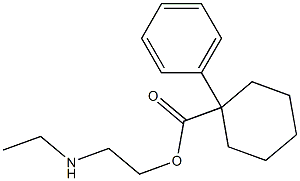 1-Phenylcyclohexanecarboxylic acid 2-(ethylamino)ethyl ester 구조식 이미지