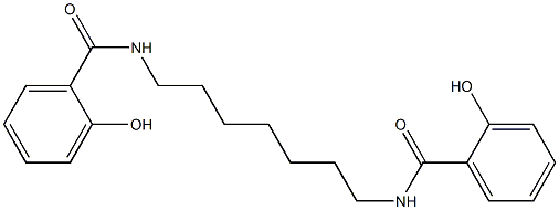 N,N'-(Heptane-1,7-diyl)bis(2-hydroxybenzamide) 구조식 이미지