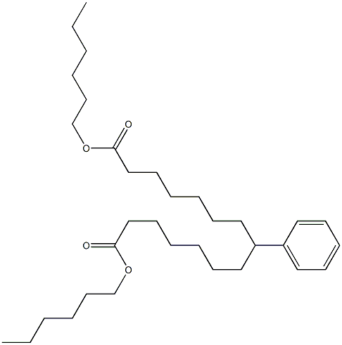 7-Phenyltridecane-1,13-dicarboxylic acid dihexyl ester 구조식 이미지