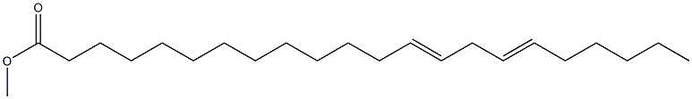 13,16-Docosadienoic acid methyl ester Structure