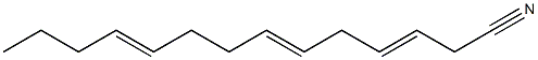 3,6,10-Tetradecatrienenitrile Structure