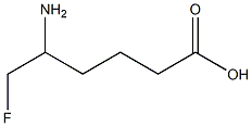 5-Amino-6-fluorohexanoic acid Structure