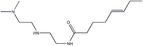 N-[2-[2-(Dimethylamino)ethylamino]ethyl]-5-octenamide 구조식 이미지