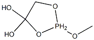 Methoxy[ethylenebis(oxy)]phosphoranediol Structure