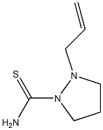 (Tetrahydro-2-(2-propenyl)-1H-pyrazole)-1-carbothioamide 구조식 이미지