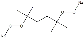 2,5-Dimethyl-2,5-bis(sodioperoxy)hexane Structure