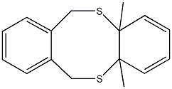 1,2-(1,2-Xylylenebisthiobismethylene)benzene Structure