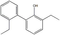 2',3-Diethylbiphenyl-2-ol Structure