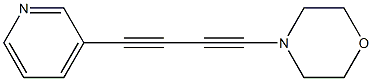 1-Morpholino-4-(3-pyridinyl)-1,3-butadiyne Structure