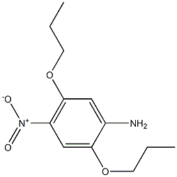 2,5-Dipropoxy-4-nitroaniline Structure