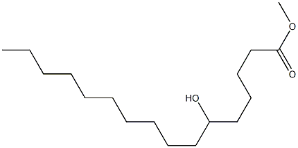 6-Hydroxyhexadecanoic acid methyl ester 구조식 이미지