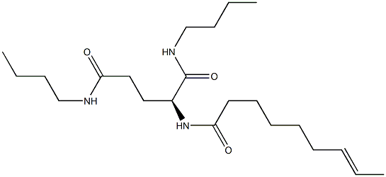 N2-(7-Nonenoyl)-N1,N5-dibutylglutaminamide 구조식 이미지