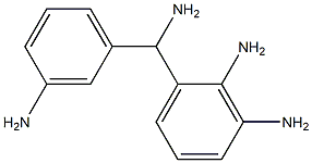 (3-Aminophenyl)(2,3-diaminophenyl)methanamine 구조식 이미지