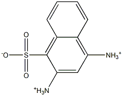 4-Diazonionaphthalene-1-sulfonate 구조식 이미지