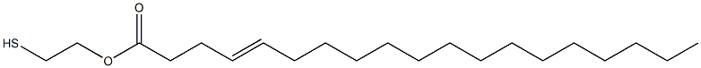 4-Nonadecenoic acid 2-mercaptoethyl ester 구조식 이미지