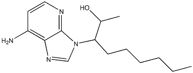 7-Amino-3-[1-(1-hydroxyethyl)heptyl]-3H-imidazo[4,5-b]pyridine Structure