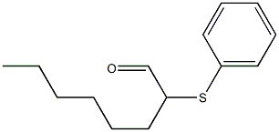 2-(Phenylthio)octanal Structure