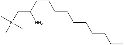 1-Trimethylsilyl-2-dodecanamine Structure