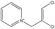 1-(2,3-Dichloro-2-propenyl)pyridinium Structure