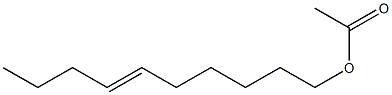 Acetic acid 6-decenyl ester Structure