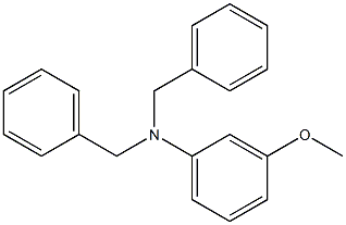 N,N-Dibenzyl-3-methoxyaniline 구조식 이미지