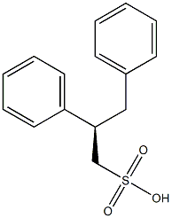 [R,(-)]-2,3-Diphenyl-1-propanesulfonic acid 구조식 이미지