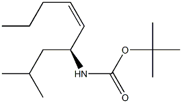 (S,Z)-N-(tert-Butoxycarbonyl)-8-methyl-4-nonen-6-amine 구조식 이미지
