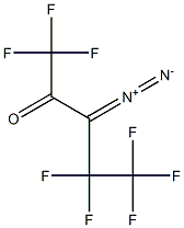 1,1,1,4,4,5,5,5-Octafluoro-3-diazo-2-pentanone Structure