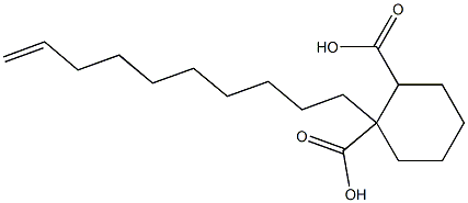 Cyclohexane-1,2-dicarboxylic acid hydrogen 1-(9-decenyl) ester 구조식 이미지