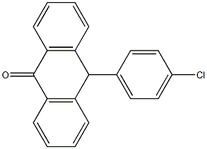 10-(4-Chlorophenyl)anthrone 구조식 이미지