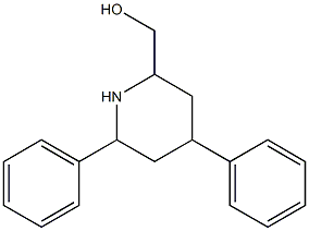 4,6-Diphenylpiperidine-2-methanol Structure