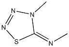 N,4-Dimethyl-1,2,3,4-thiatriazol-5(4H)-imine 구조식 이미지