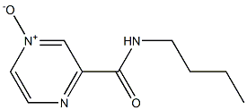 3-Butylcarbamoylpyrazine 1-oxide 구조식 이미지