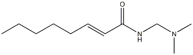 N-[(Dimethylamino)methyl]-2-octenamide 구조식 이미지