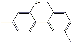 5-Methyl-2-(2,5-dimethylphenyl)phenol 구조식 이미지