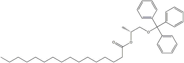 [R,(+)]-1-(Trityloxy)-2-propanol palmitate 구조식 이미지