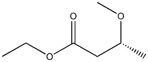 [R,(-)]-3-Methoxybutyric acid ethyl ester Structure