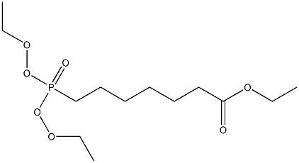 7-(Diethoxy-phosphoryl)-heptanoic acid ethyl ester 구조식 이미지