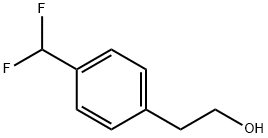 BENZENEETHANOL, 4-(DIFLUOROMETHYL)- 구조식 이미지