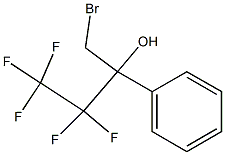 1-Bromo-3,3,4,4,4-pentafluoro-2-phenylbutan-2-ol Structure