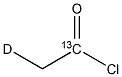 Acetyl chloride-1-13C,d3 99 atom % 13C, 98 atom % D 구조식 이미지