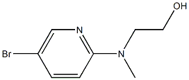 2-[(5-Bromo-2-pyridinyl)(methyl)amino]-1-ethanol Structure