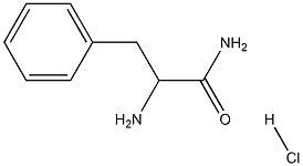 2-Amino-3-phenylpropanamide hydrochloride 구조식 이미지