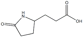 3-(5-Oxo-pyrrolidin-2-yl)-propionic acid 구조식 이미지