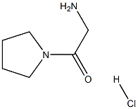 2-Amino-1-(1-pyrrolidinyl)-1-ethanonehydrochloride 구조식 이미지